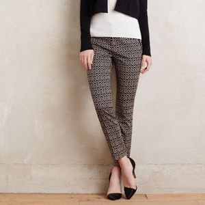 ANTHRO CARTONNIER Patterned Charlie Trousers